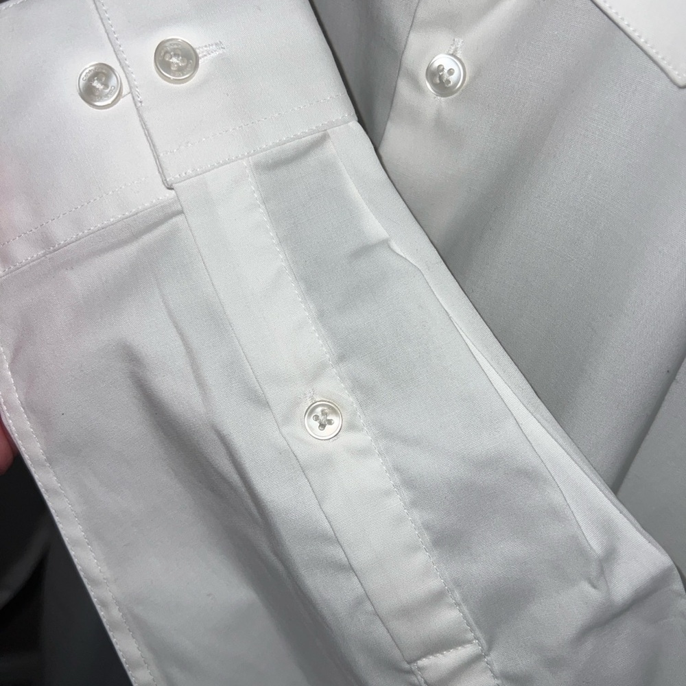 Calvin Klein Men’s Dress Shirt Bundle 3 Pack 16.5 34/35 L Stretch White Black - Picture 9 of 15